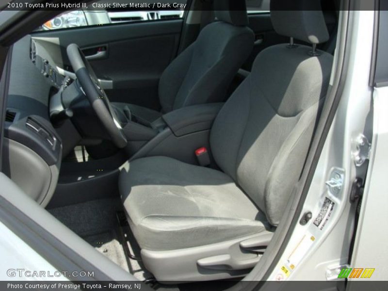 Classic Silver Metallic / Dark Gray 2010 Toyota Prius Hybrid III