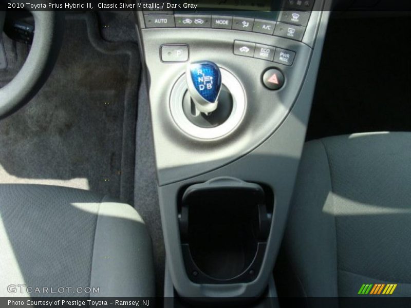 Classic Silver Metallic / Dark Gray 2010 Toyota Prius Hybrid III