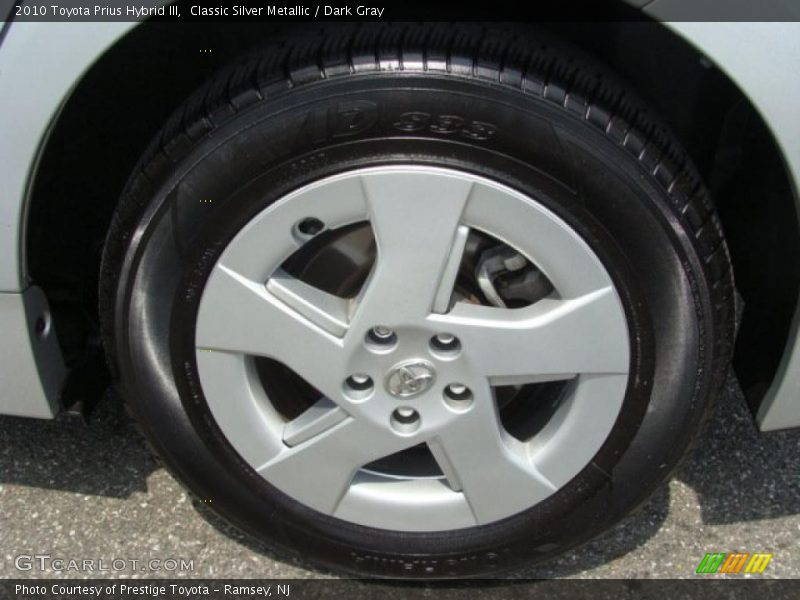 Classic Silver Metallic / Dark Gray 2010 Toyota Prius Hybrid III