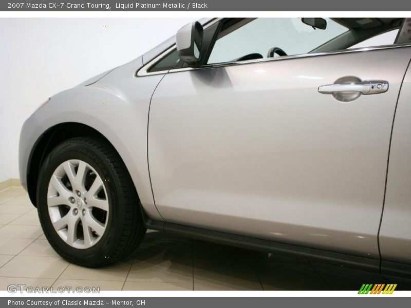 Liquid Platinum Metallic / Black 2007 Mazda CX-7 Grand Touring