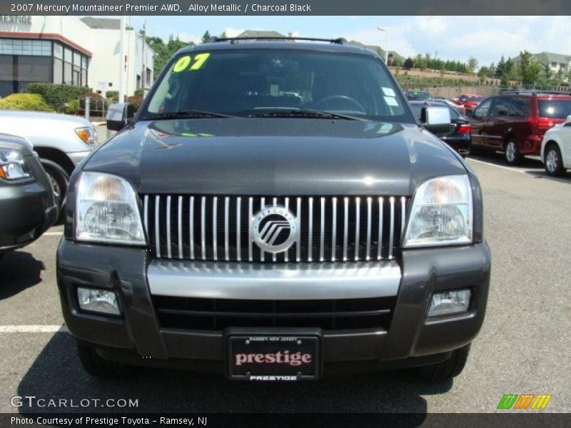 Alloy Metallic / Charcoal Black 2007 Mercury Mountaineer Premier AWD