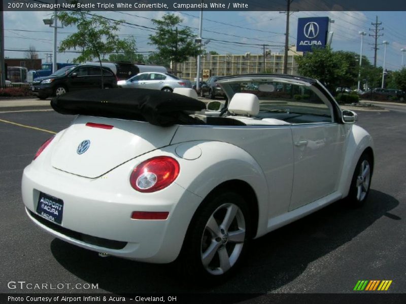 Campanella White / White 2007 Volkswagen New Beetle Triple White Convertible