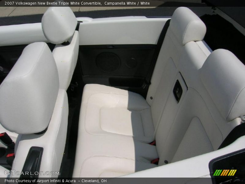 Campanella White / White 2007 Volkswagen New Beetle Triple White Convertible