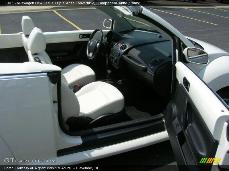 Campanella White / White 2007 Volkswagen New Beetle Triple White Convertible
