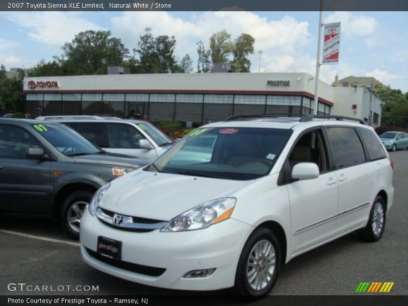 Natural White / Stone 2007 Toyota Sienna XLE Limited