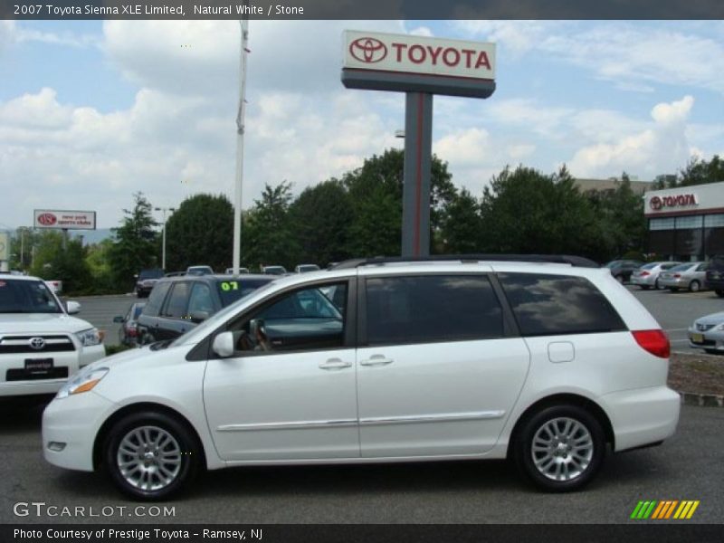 Natural White / Stone 2007 Toyota Sienna XLE Limited