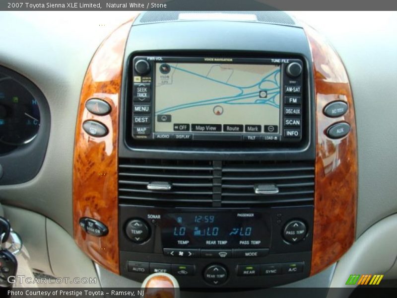 Natural White / Stone 2007 Toyota Sienna XLE Limited