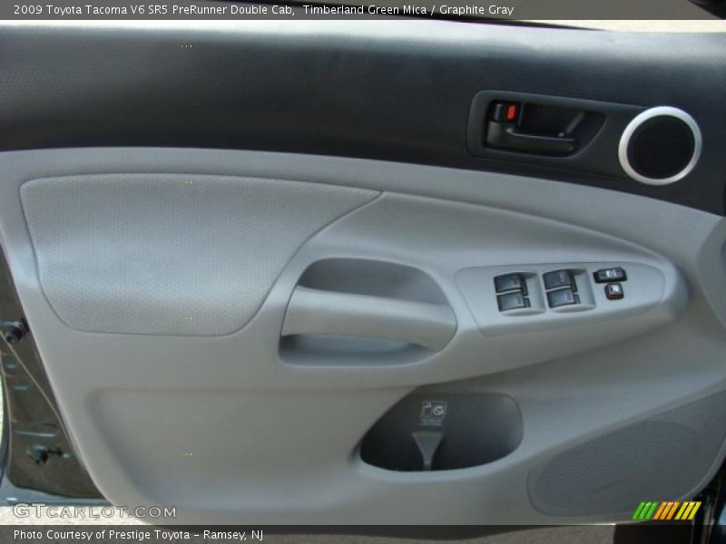 Timberland Green Mica / Graphite Gray 2009 Toyota Tacoma V6 SR5 PreRunner Double Cab