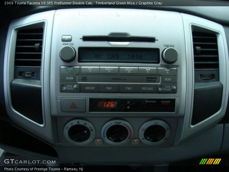 Timberland Green Mica / Graphite Gray 2009 Toyota Tacoma V6 SR5 PreRunner Double Cab