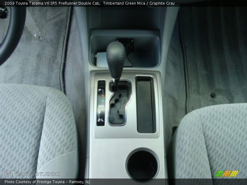Timberland Green Mica / Graphite Gray 2009 Toyota Tacoma V6 SR5 PreRunner Double Cab