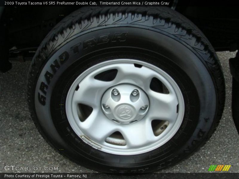 Timberland Green Mica / Graphite Gray 2009 Toyota Tacoma V6 SR5 PreRunner Double Cab