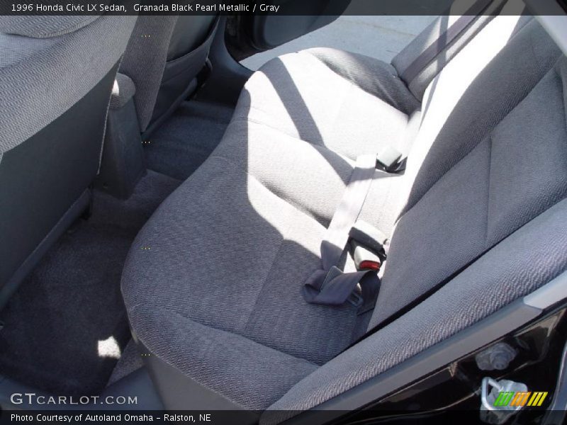 Granada Black Pearl Metallic / Gray 1996 Honda Civic LX Sedan
