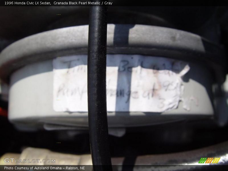 Granada Black Pearl Metallic / Gray 1996 Honda Civic LX Sedan