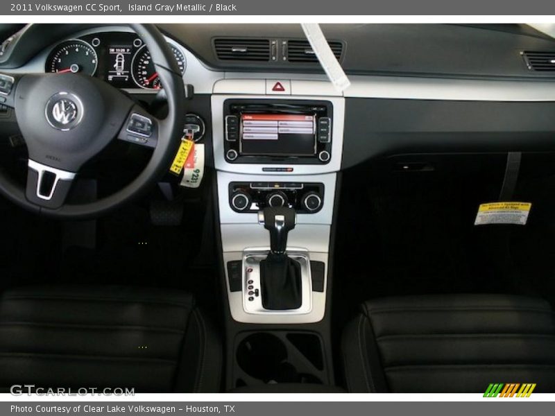 Island Gray Metallic / Black 2011 Volkswagen CC Sport