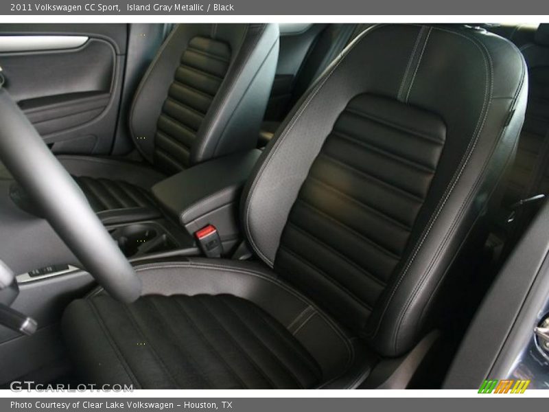 Island Gray Metallic / Black 2011 Volkswagen CC Sport