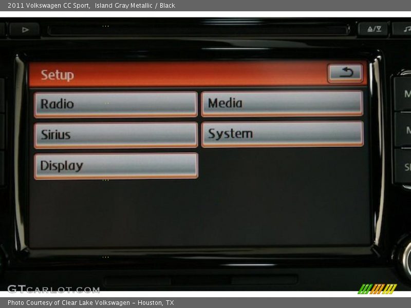 Island Gray Metallic / Black 2011 Volkswagen CC Sport