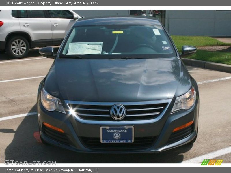 Island Gray Metallic / Black 2011 Volkswagen CC Sport