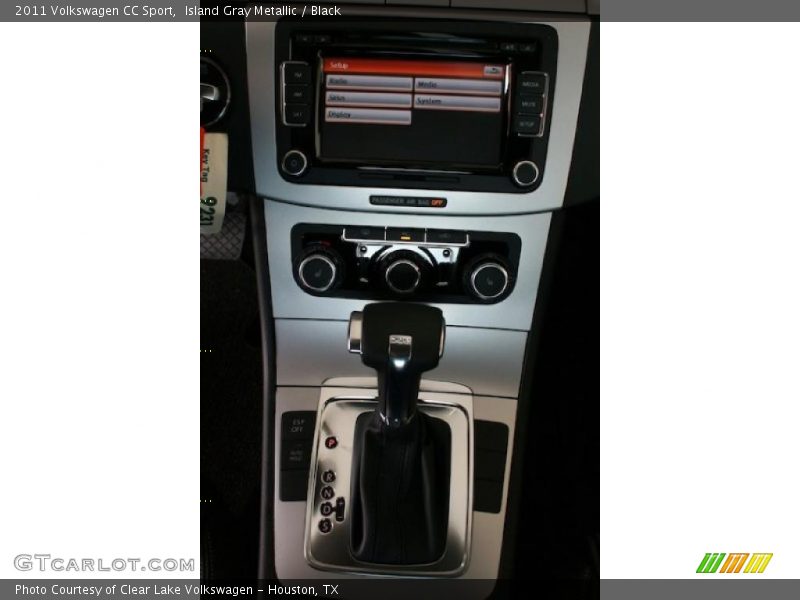 Island Gray Metallic / Black 2011 Volkswagen CC Sport