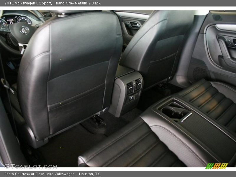 Island Gray Metallic / Black 2011 Volkswagen CC Sport