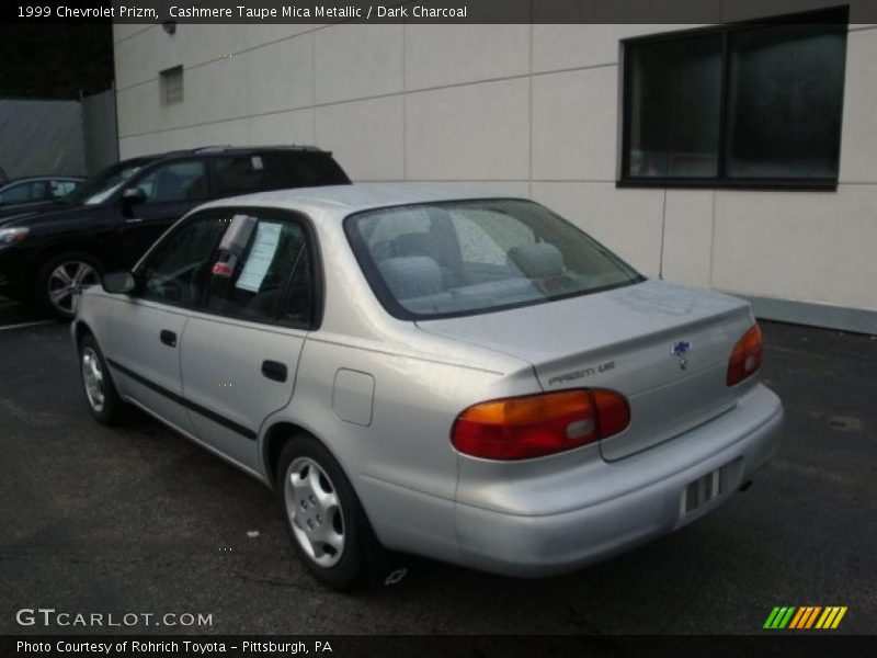 Cashmere Taupe Mica Metallic / Dark Charcoal 1999 Chevrolet Prizm