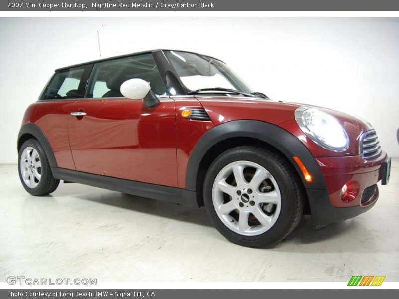 Nightfire Red Metallic / Grey/Carbon Black 2007 Mini Cooper Hardtop