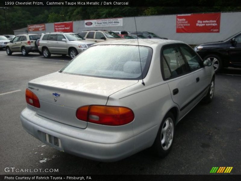 Cashmere Taupe Mica Metallic / Dark Charcoal 1999 Chevrolet Prizm
