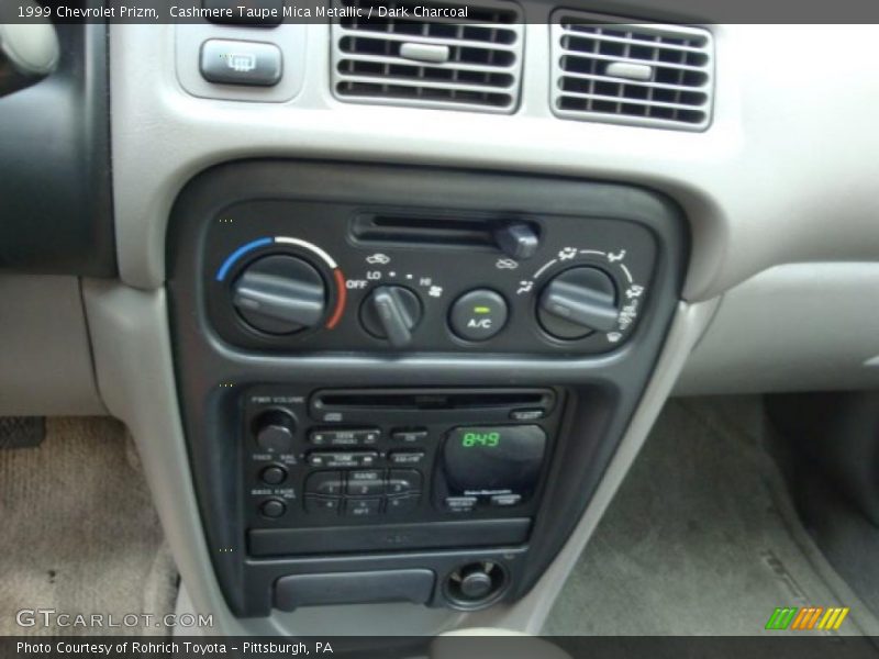 Cashmere Taupe Mica Metallic / Dark Charcoal 1999 Chevrolet Prizm