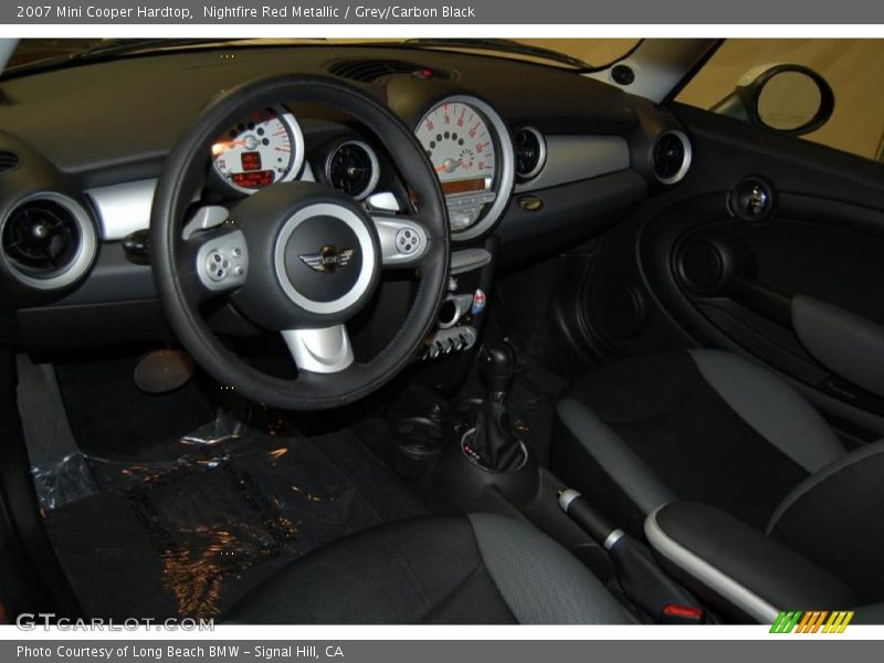 Nightfire Red Metallic / Grey/Carbon Black 2007 Mini Cooper Hardtop