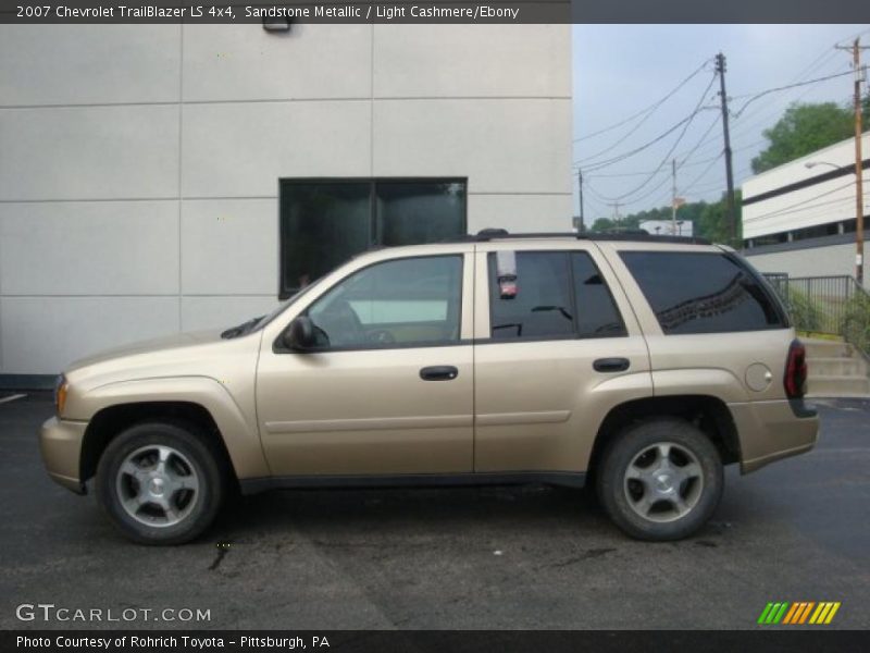Sandstone Metallic / Light Cashmere/Ebony 2007 Chevrolet TrailBlazer LS 4x4