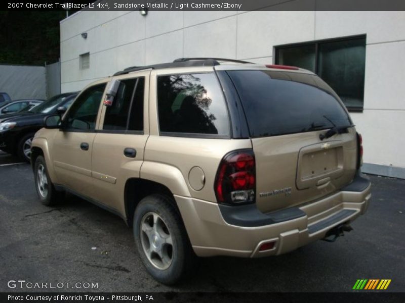 Sandstone Metallic / Light Cashmere/Ebony 2007 Chevrolet TrailBlazer LS 4x4