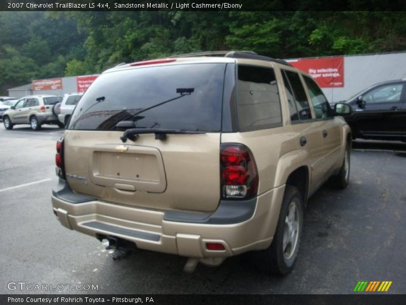 Sandstone Metallic / Light Cashmere/Ebony 2007 Chevrolet TrailBlazer LS 4x4