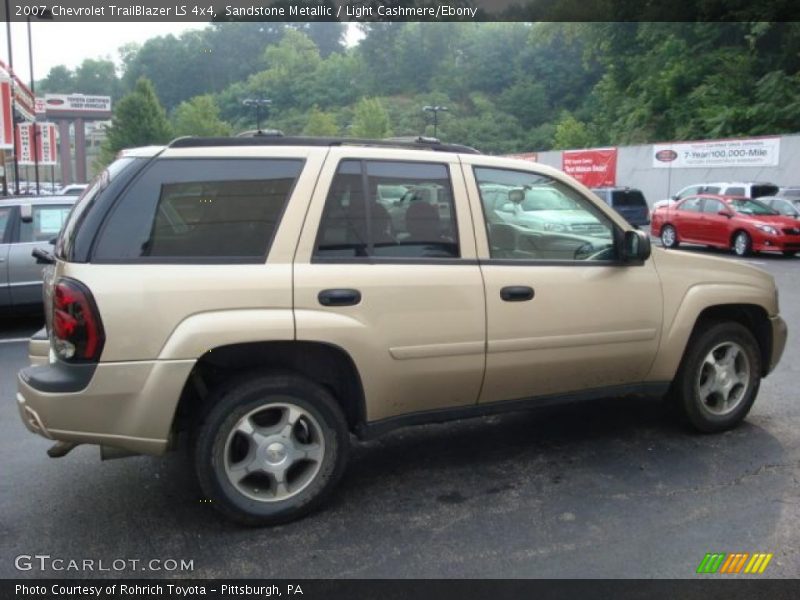 Sandstone Metallic / Light Cashmere/Ebony 2007 Chevrolet TrailBlazer LS 4x4
