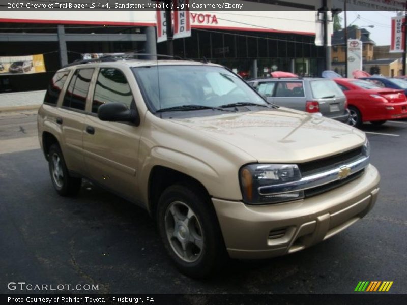 Sandstone Metallic / Light Cashmere/Ebony 2007 Chevrolet TrailBlazer LS 4x4