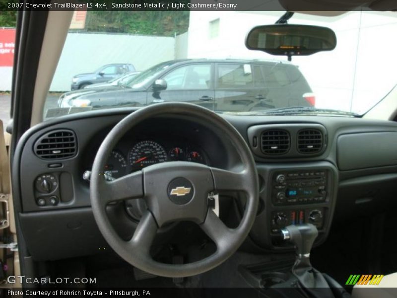 Sandstone Metallic / Light Cashmere/Ebony 2007 Chevrolet TrailBlazer LS 4x4