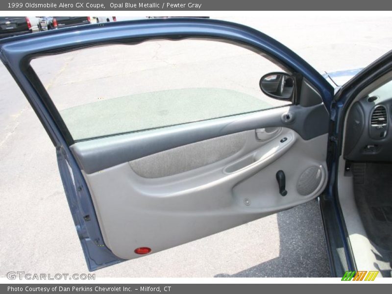 Opal Blue Metallic / Pewter Gray 1999 Oldsmobile Alero GX Coupe