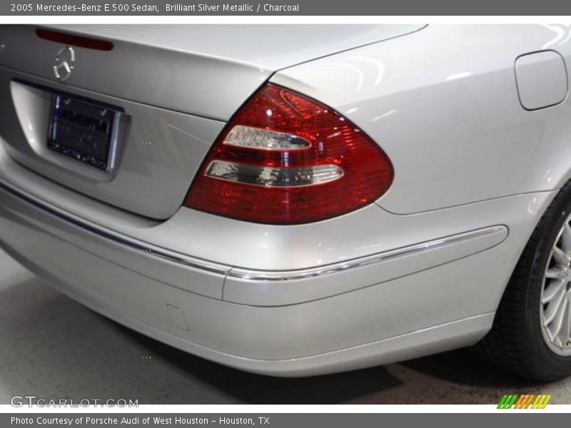 Brilliant Silver Metallic / Charcoal 2005 Mercedes-Benz E 500 Sedan