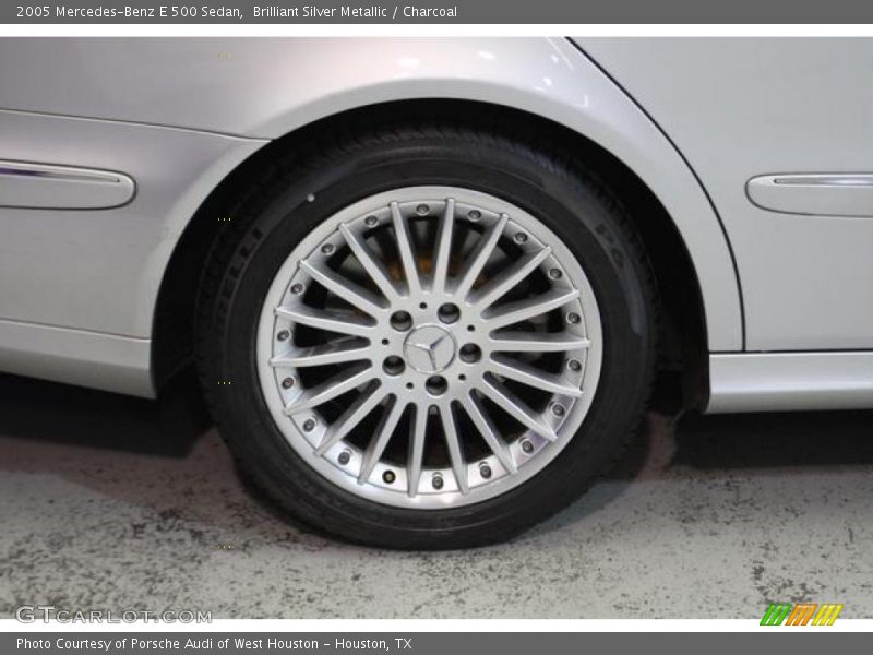 Brilliant Silver Metallic / Charcoal 2005 Mercedes-Benz E 500 Sedan