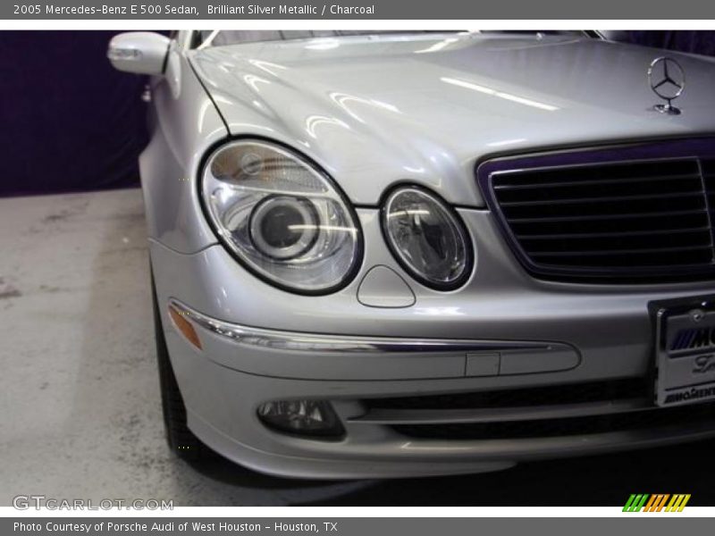 Brilliant Silver Metallic / Charcoal 2005 Mercedes-Benz E 500 Sedan