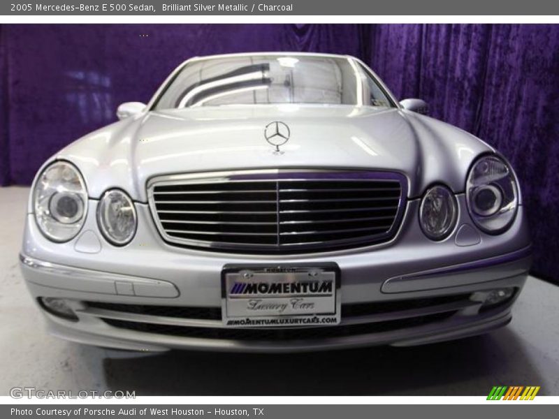 Brilliant Silver Metallic / Charcoal 2005 Mercedes-Benz E 500 Sedan