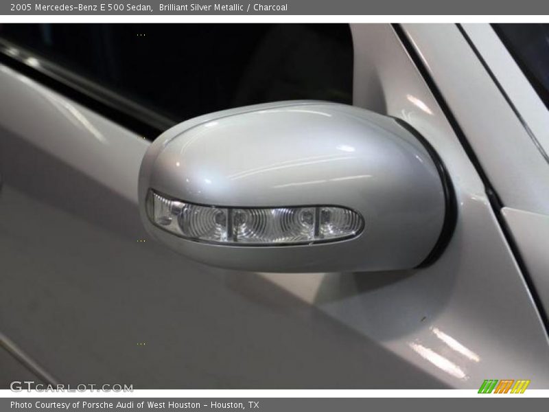 Brilliant Silver Metallic / Charcoal 2005 Mercedes-Benz E 500 Sedan