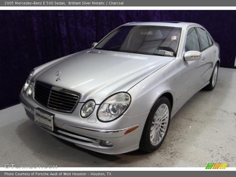 Brilliant Silver Metallic / Charcoal 2005 Mercedes-Benz E 500 Sedan