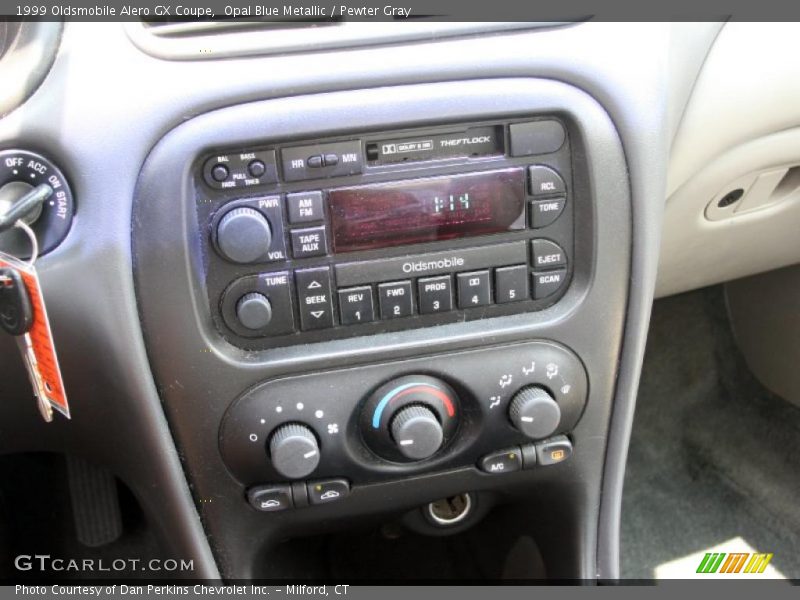 Opal Blue Metallic / Pewter Gray 1999 Oldsmobile Alero GX Coupe