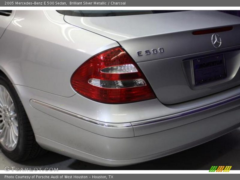 Brilliant Silver Metallic / Charcoal 2005 Mercedes-Benz E 500 Sedan