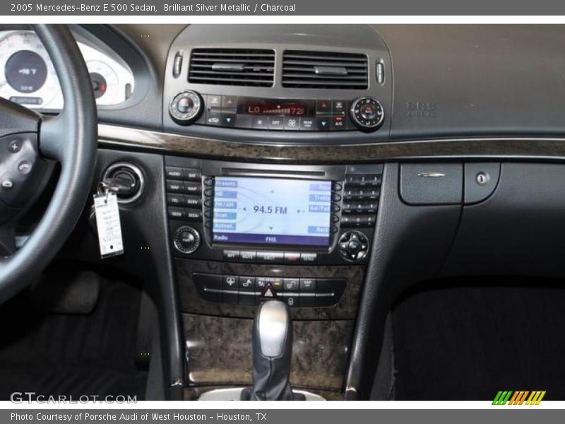 Brilliant Silver Metallic / Charcoal 2005 Mercedes-Benz E 500 Sedan