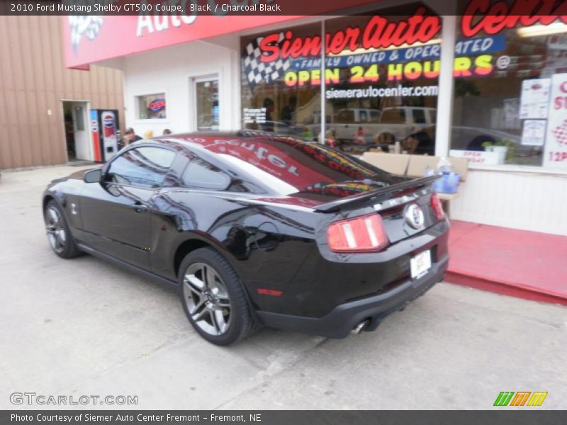 Black / Charcoal Black 2010 Ford Mustang Shelby GT500 Coupe