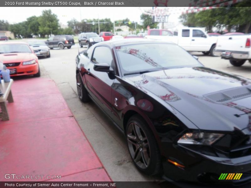 Black / Charcoal Black 2010 Ford Mustang Shelby GT500 Coupe