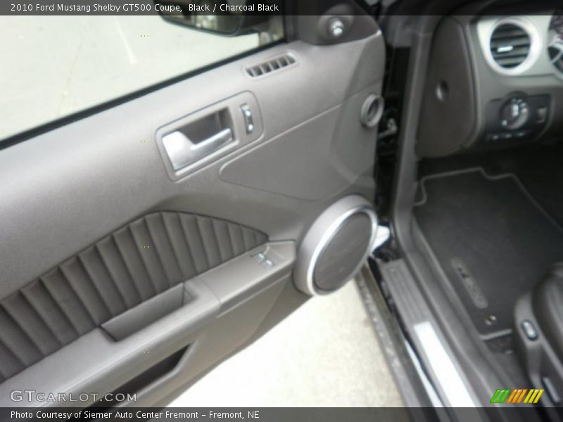 Black / Charcoal Black 2010 Ford Mustang Shelby GT500 Coupe