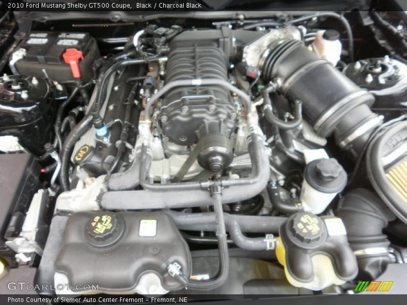 Black / Charcoal Black 2010 Ford Mustang Shelby GT500 Coupe