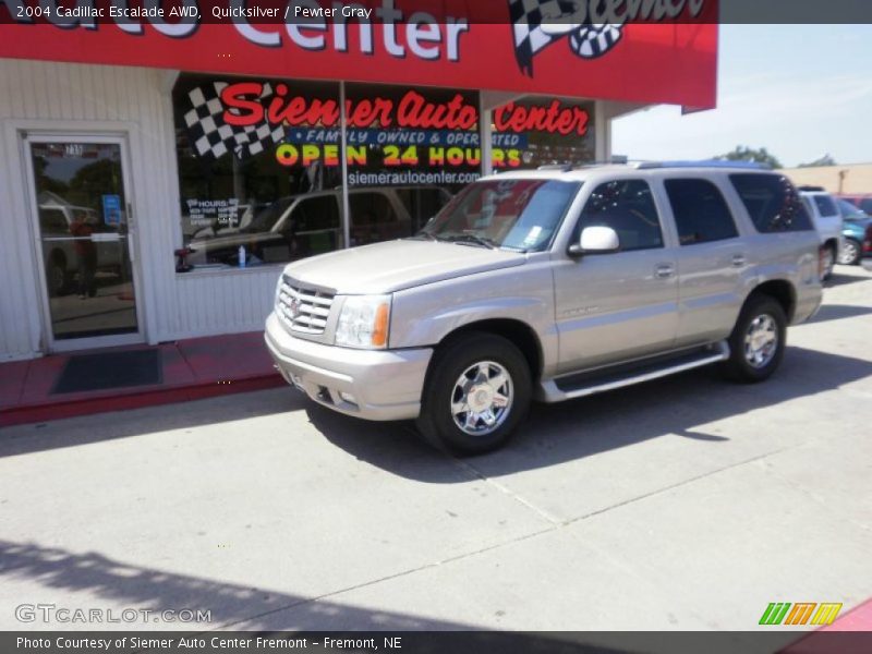 Quicksilver / Pewter Gray 2004 Cadillac Escalade AWD