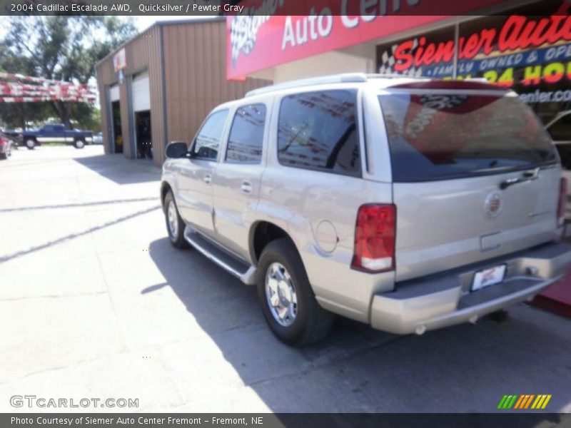 Quicksilver / Pewter Gray 2004 Cadillac Escalade AWD